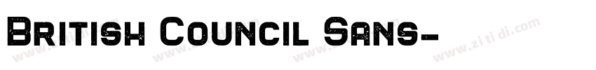 British Council Sans字体转换